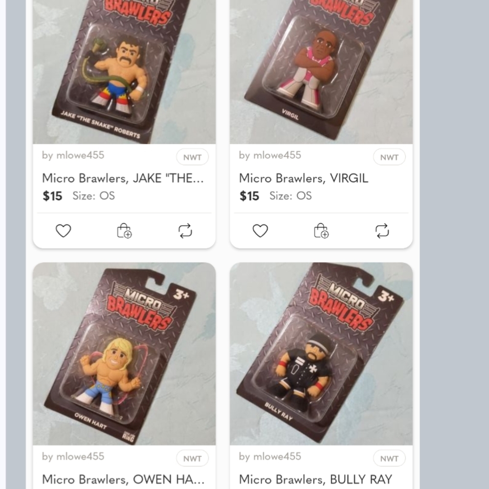 Micro Brawlers Action Figure Set